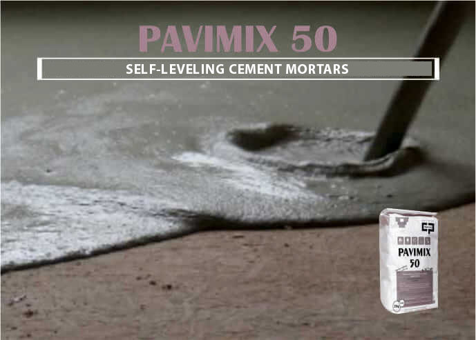 PAVIMIX 50 Self-leveling Cement Mortars Cement Plus
